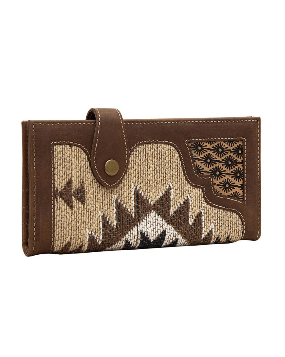 Brownie Dream Rug and Leather Wallet by Myra Bag