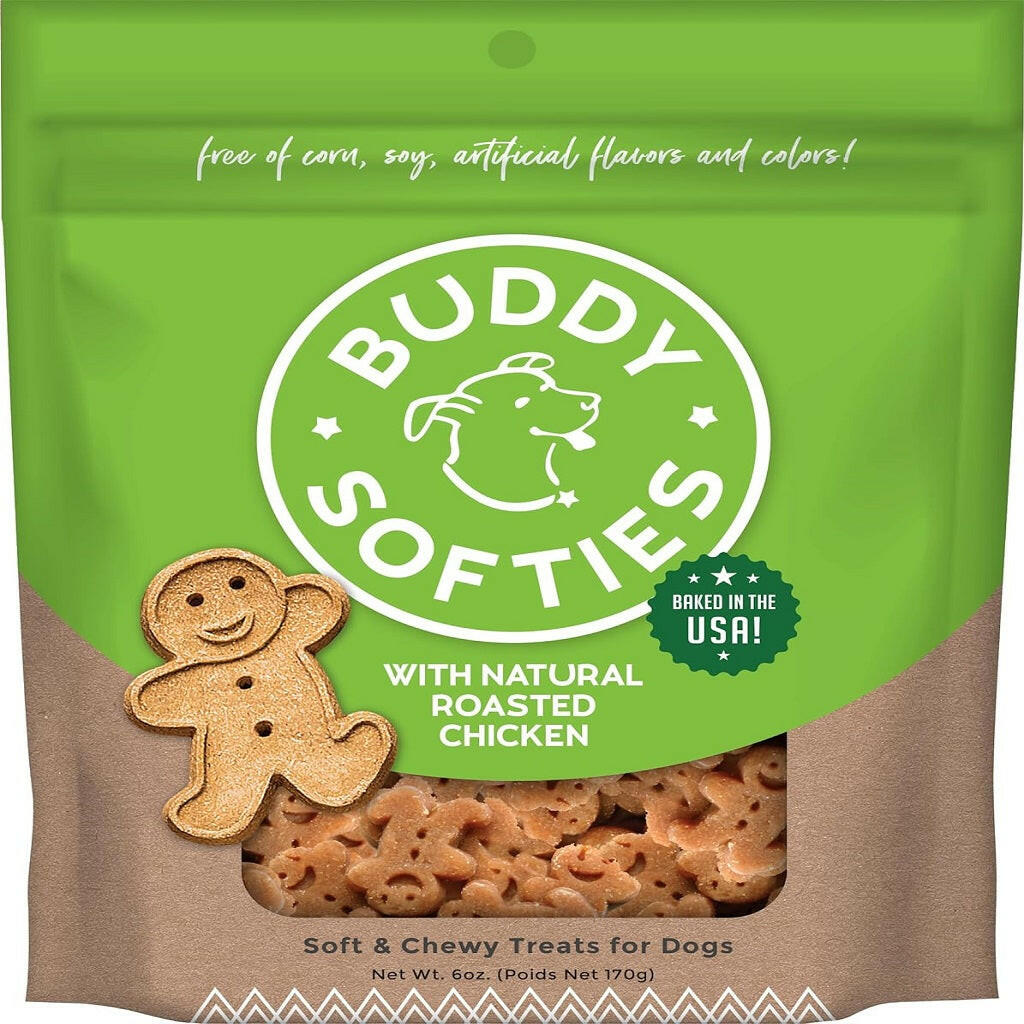 Buddy Biscuits Original Soft & Chewy Roasted Chicken Dog Treats (6 oz)