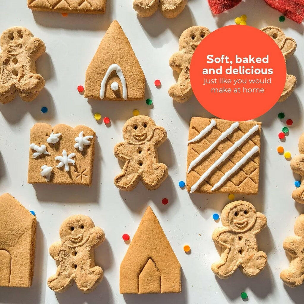 Buddy Biscuits Oven Baked Crunchy Holiday Gingerbread Dog Treats (16 oz)