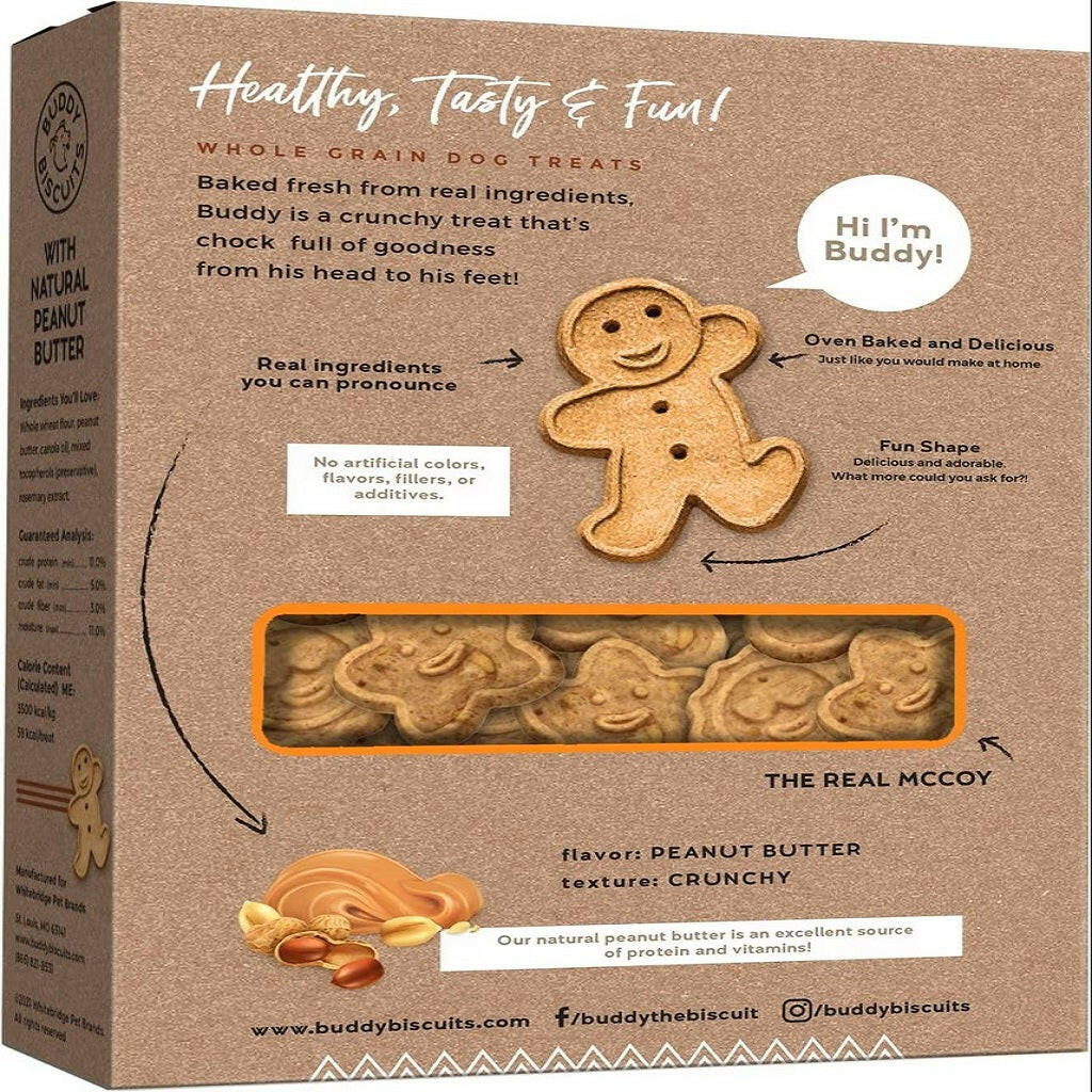 Buddy Biscuits Oven Baked Crunchy Peanut Butter Dog Treats