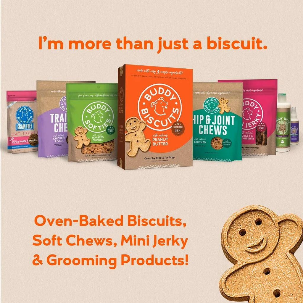 Buddy Biscuits Oven Baked Crunchy Peanut Butter Dog Treats