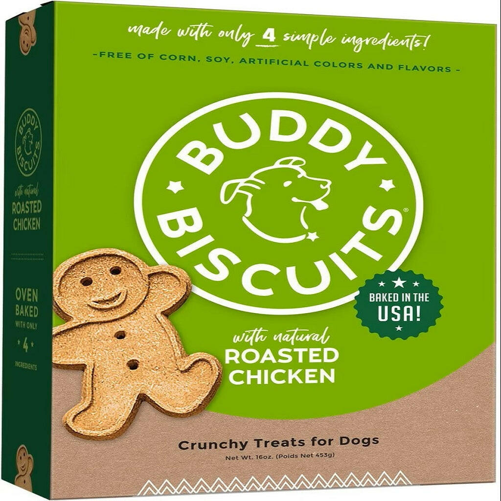 Buddy Biscuits Oven Baked Crunchy Roasted Chicken Dog Treats