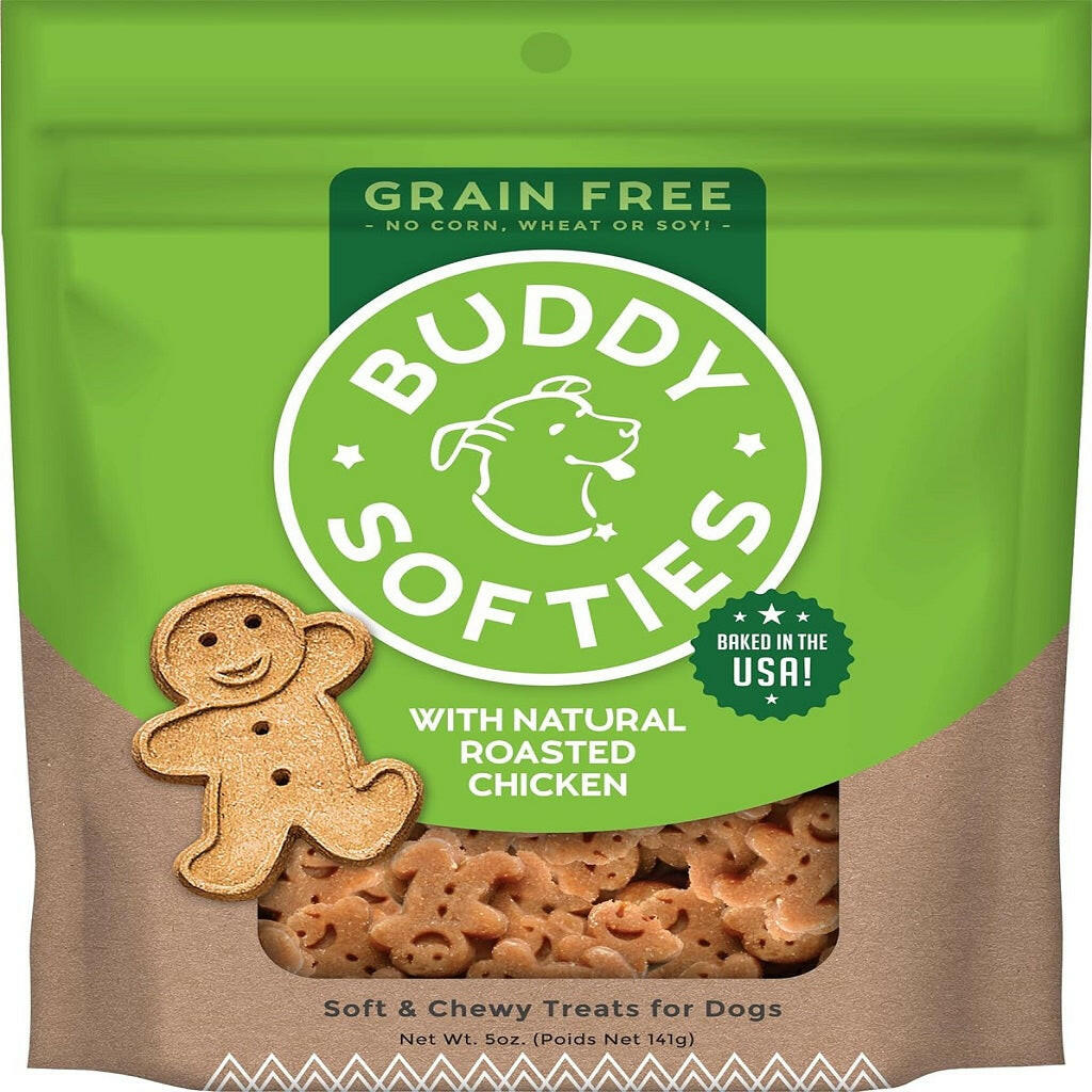 Buddy Biscuits Soft & Chewy Grain Free Roasted Chicken Dog Treats (5 oz)