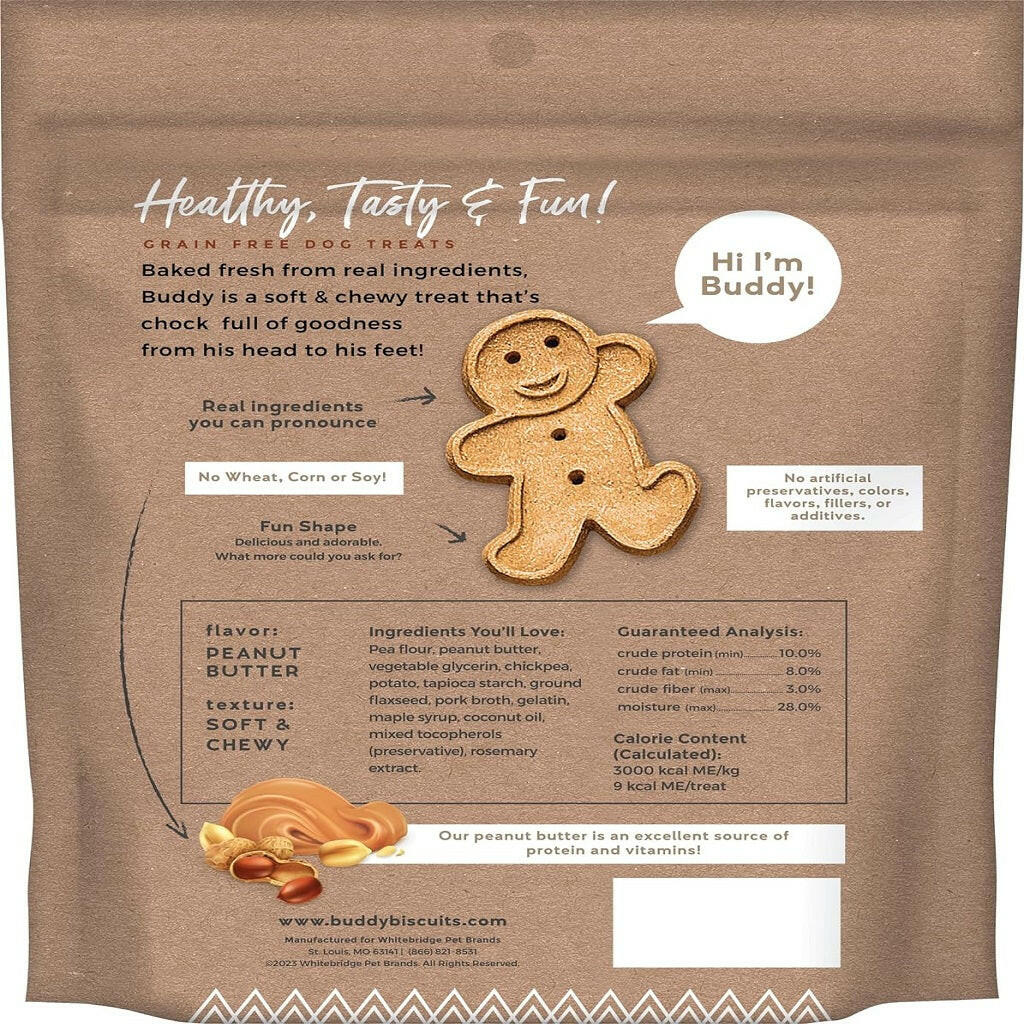 Buddy Biscuits Soft & Chewy Grain Free Roasted Chicken Dog Treats (5 oz)