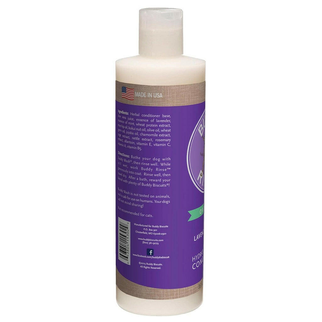 Buddy Rinse Lavender & Mint Hydrating Therapy Conditioner For Dogs (16 oz)