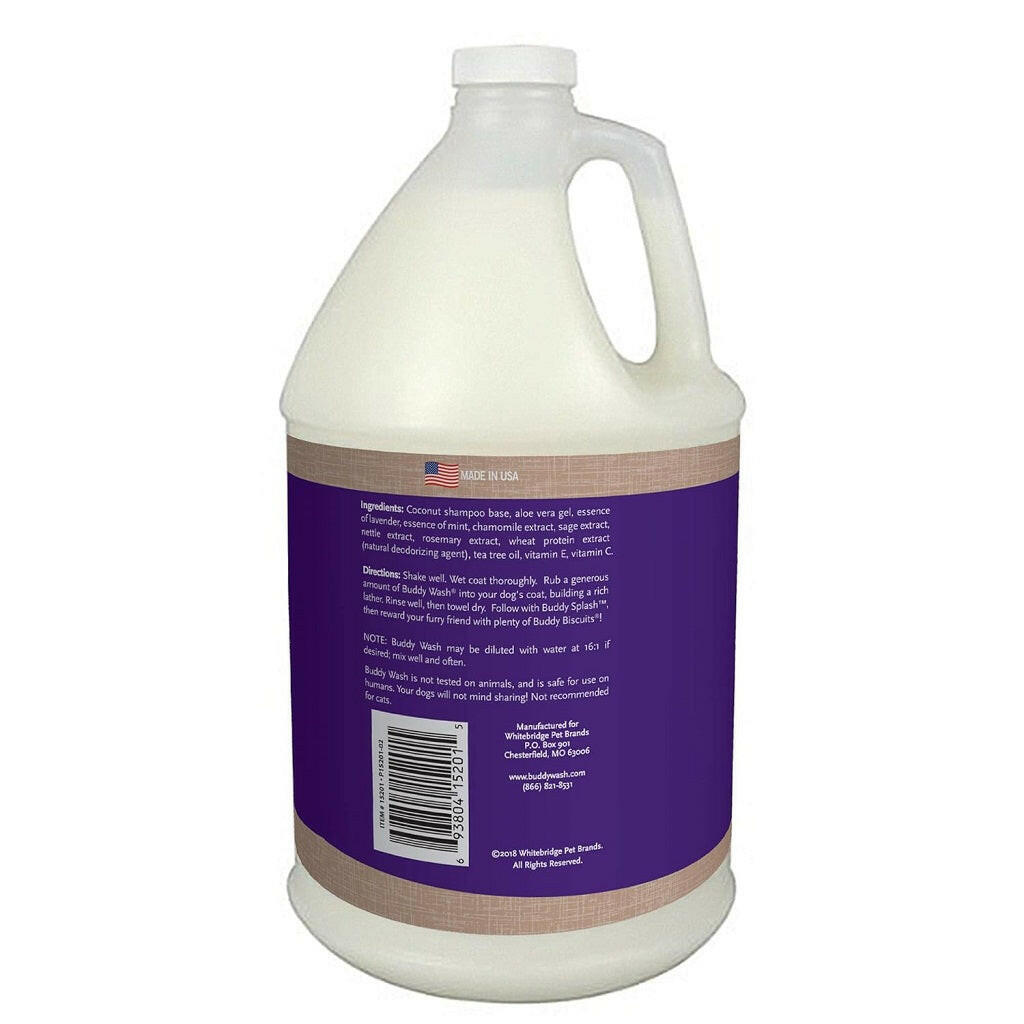 Buddy Wash Original Lavender & Mint Dog 2-in-1 Shampoo + Conditioner