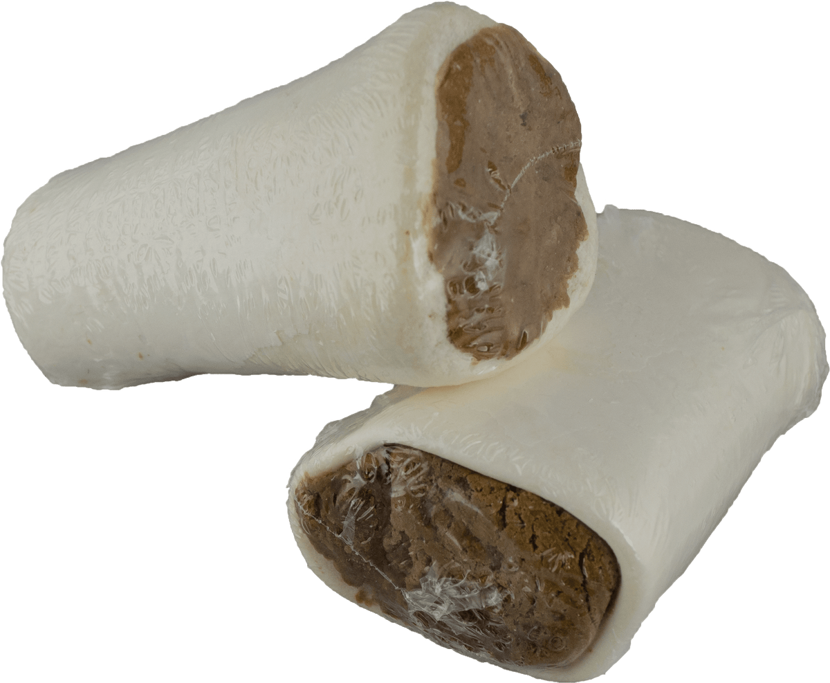 Bully Stick Filled Shin Bone 3-4”