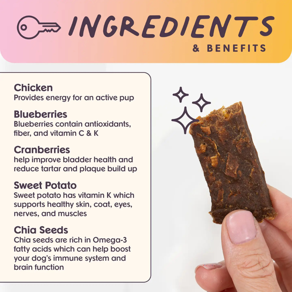 Bundle x Joy Chicken Superfood Jerky Bars for Dogs