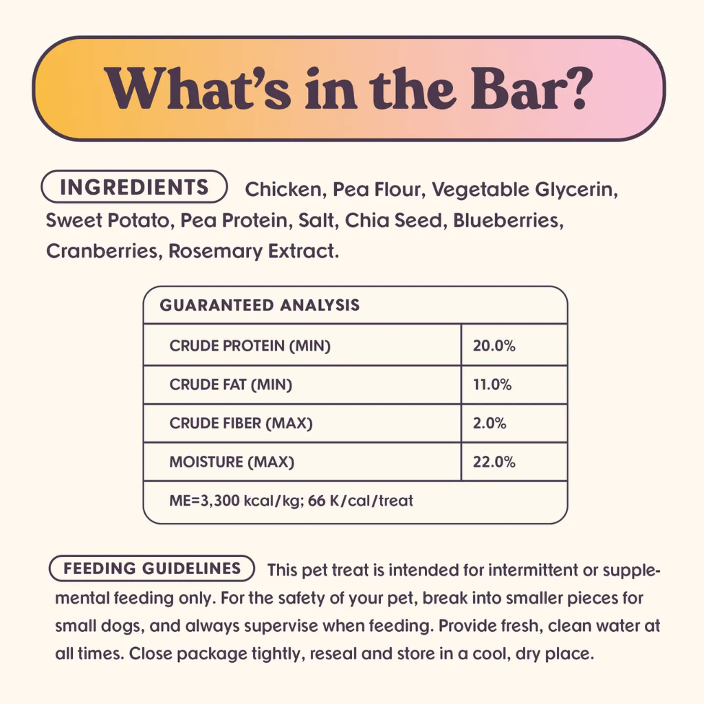 Bundle x Joy Chicken Superfood Jerky Bars for Dogs