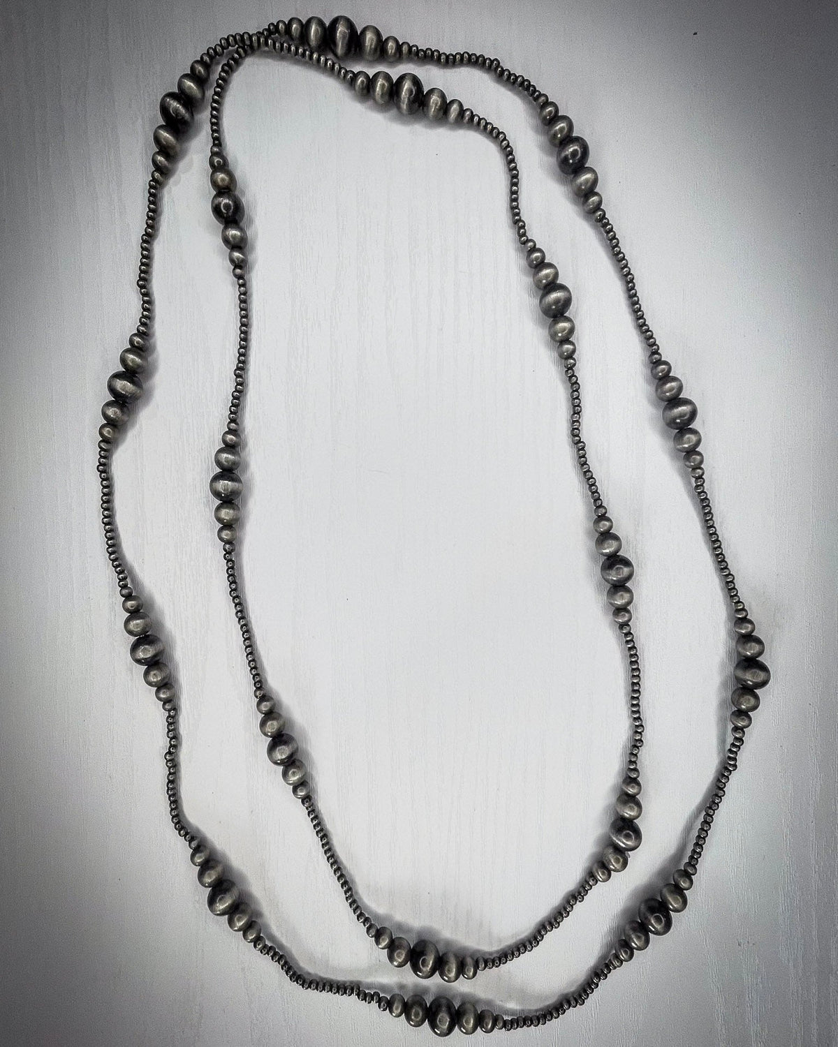 Bunk Navajo Style Pearl Layer Fashion Necklace
