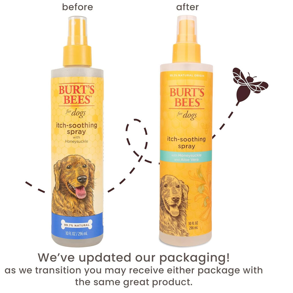 Burt's Bees Itch Soothing Spray with Honeysuckle for Dogs, 10-oz