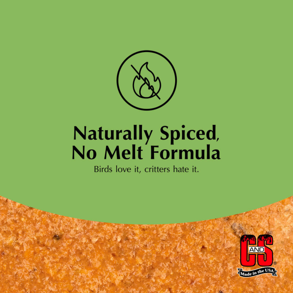 C&S Hot Pepper Delight No Melt Suet Dough for Wild Birds (11.75 oz)