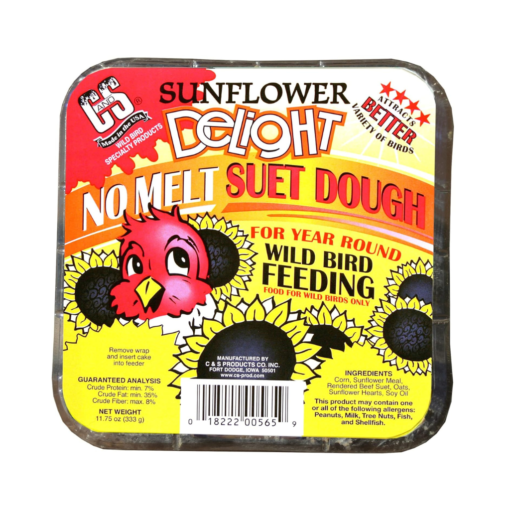 C&S No Melt Suet Dough for Wild Birds (11.75 oz)