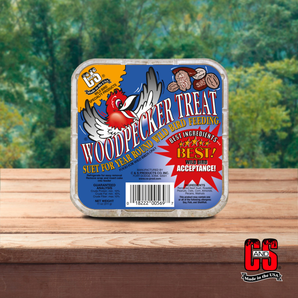 C&S Suet Treat for Wild Birds, 12 pack