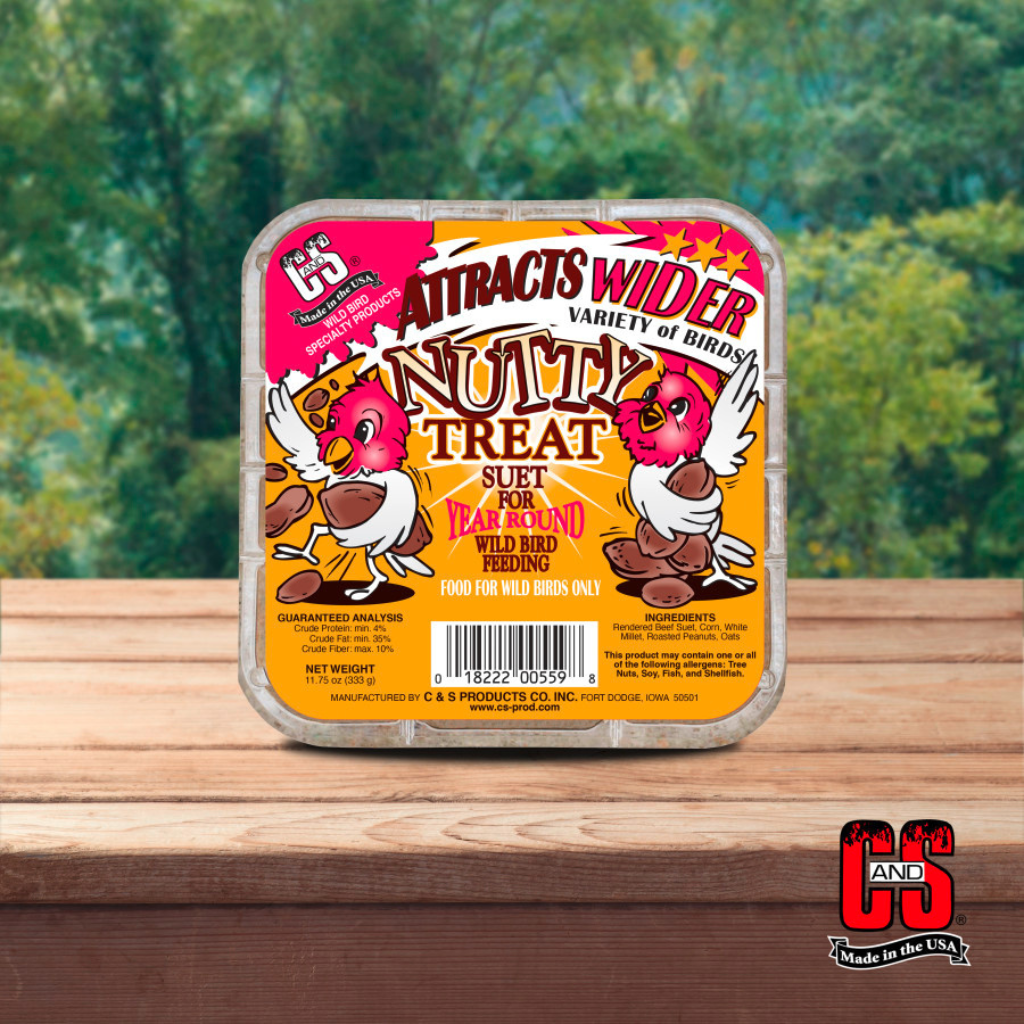C&S Suet Treat for Wild Birds, 12 pack