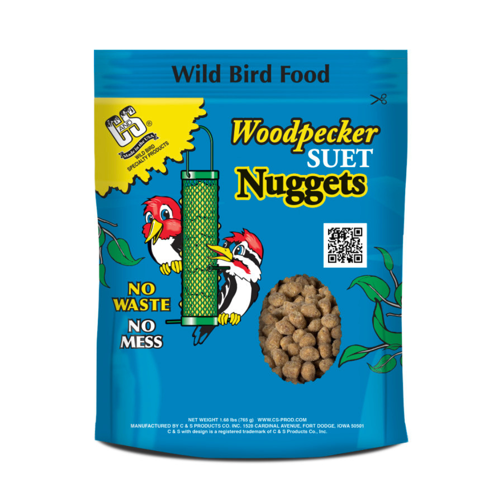 C&S Woodpecker Suet Nuggets Wild Bird Food (27 oz)