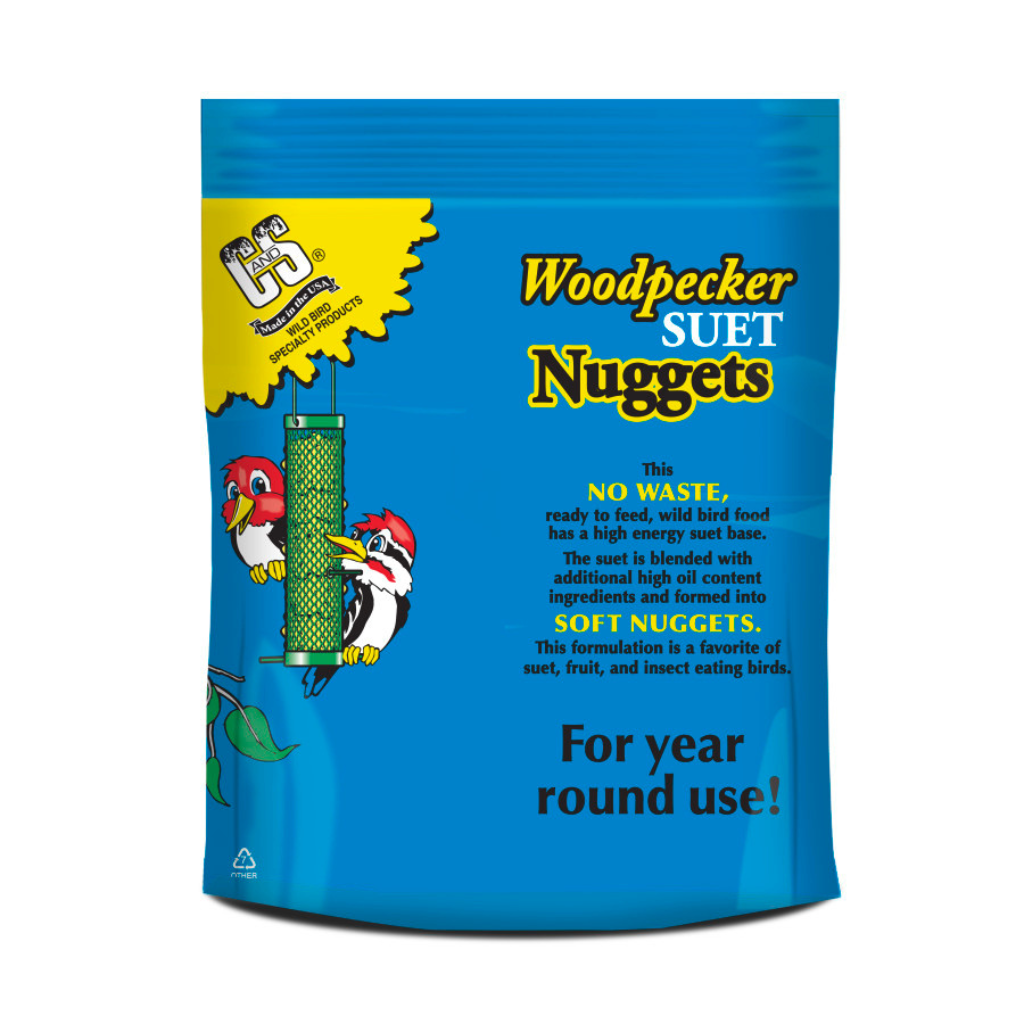 C&S Woodpecker Suet Nuggets Wild Bird Food (27 oz)