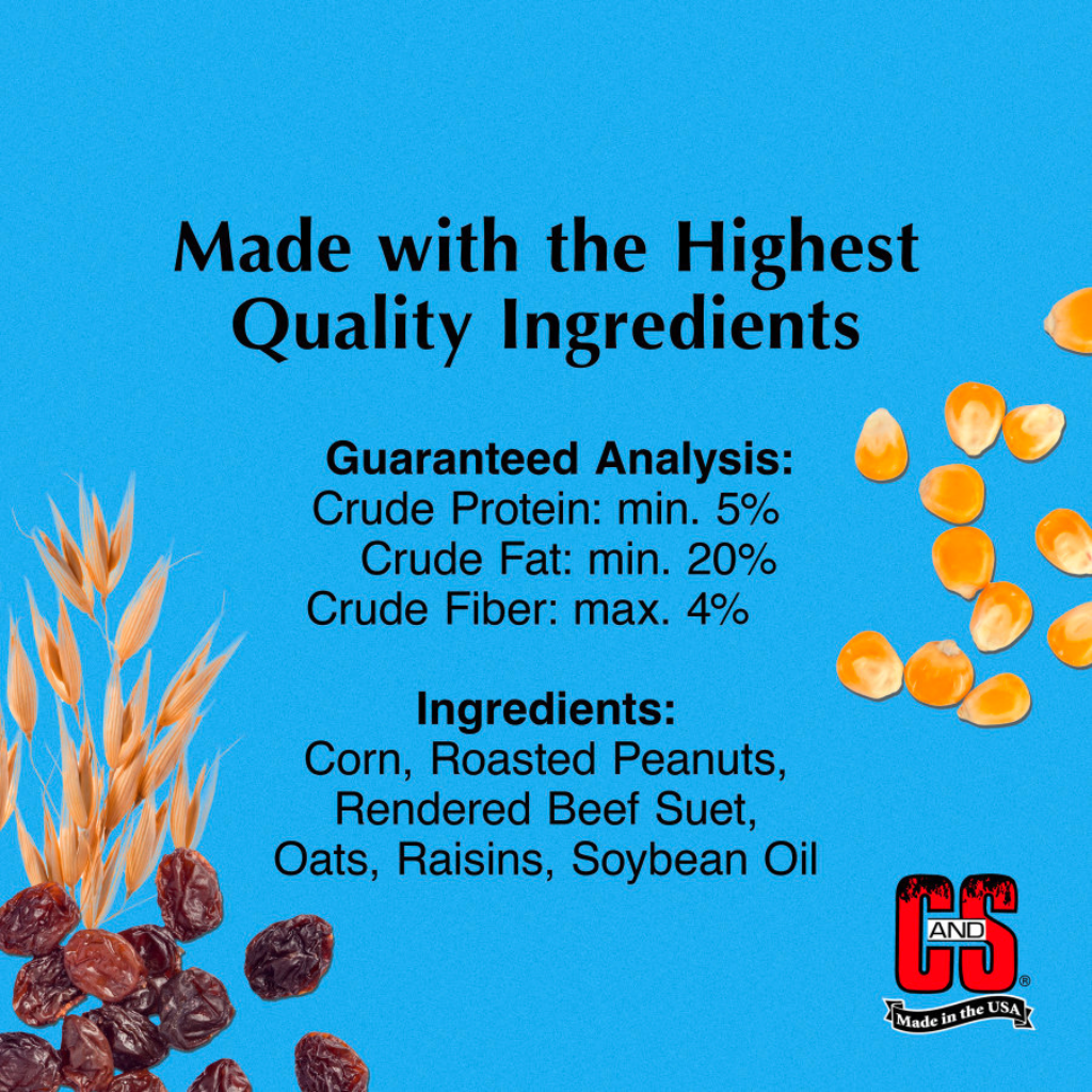 C&S Woodpecker Suet Nuggets Wild Bird Food (27 oz)