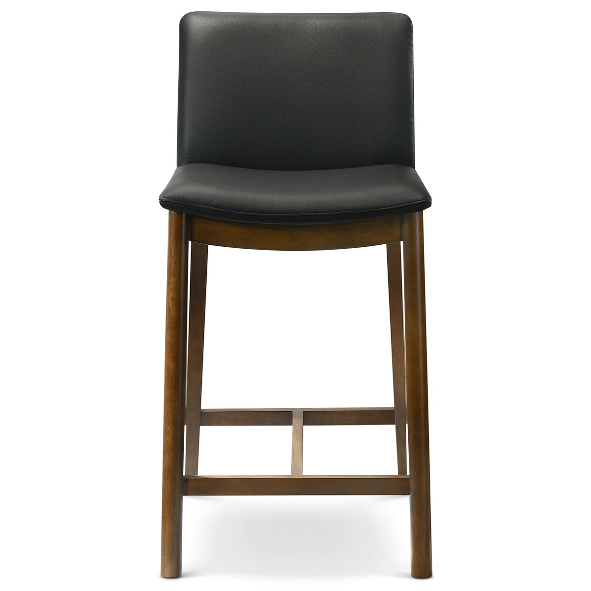 Contemporary Wood Frame Counter Chair