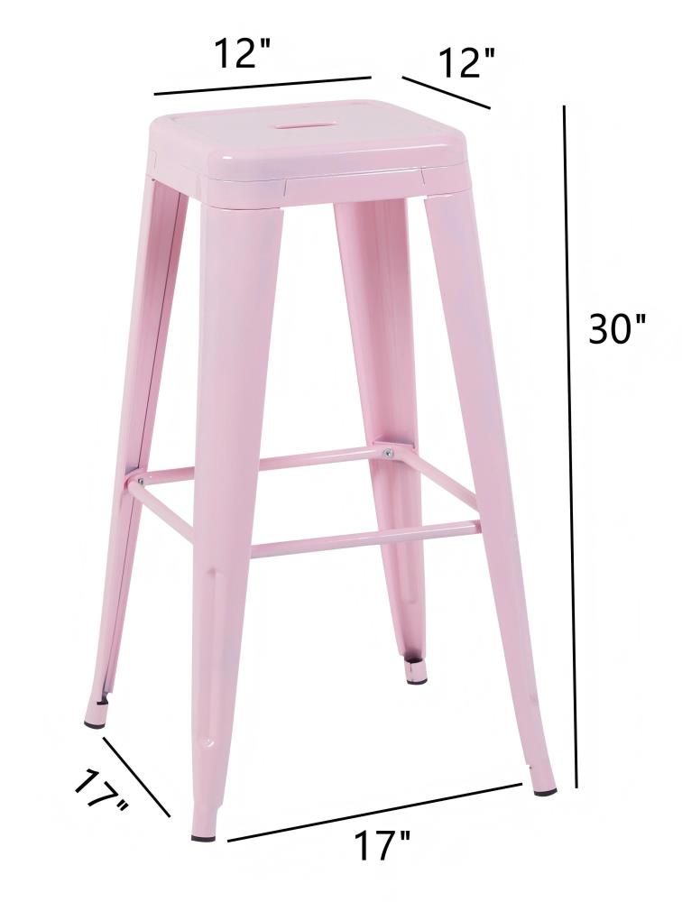 Modern Counter Stools with Simple Metal Construction