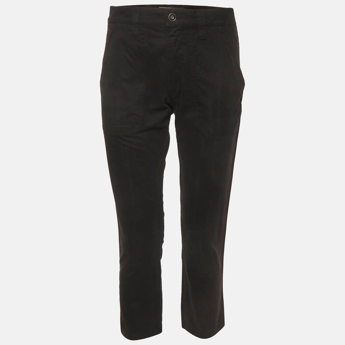 Isabel Marant Etoile Black Cotton Capri Trousers
