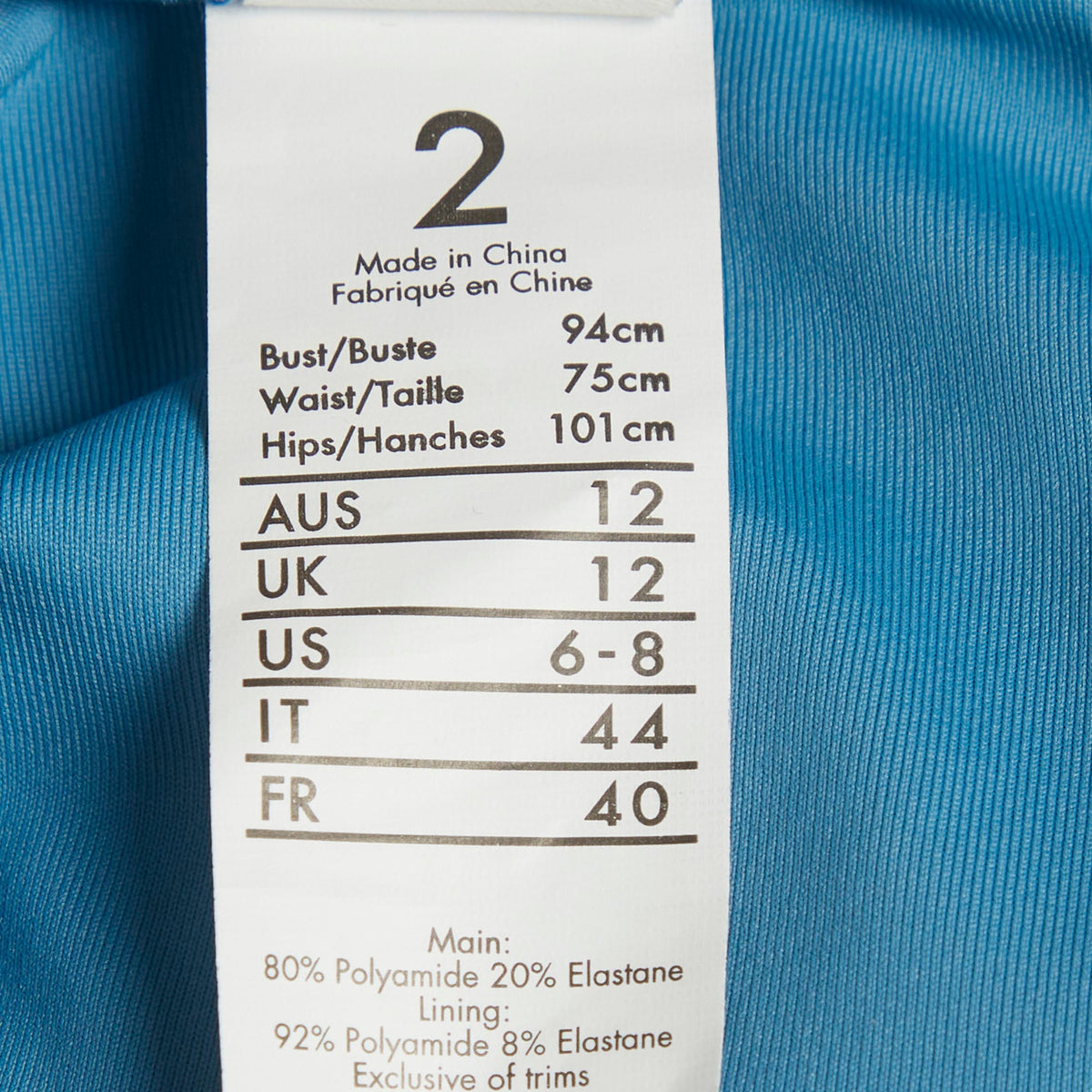 Zimmermann Blue Floral Print Jersey One-Piece Carnaby Swimwear