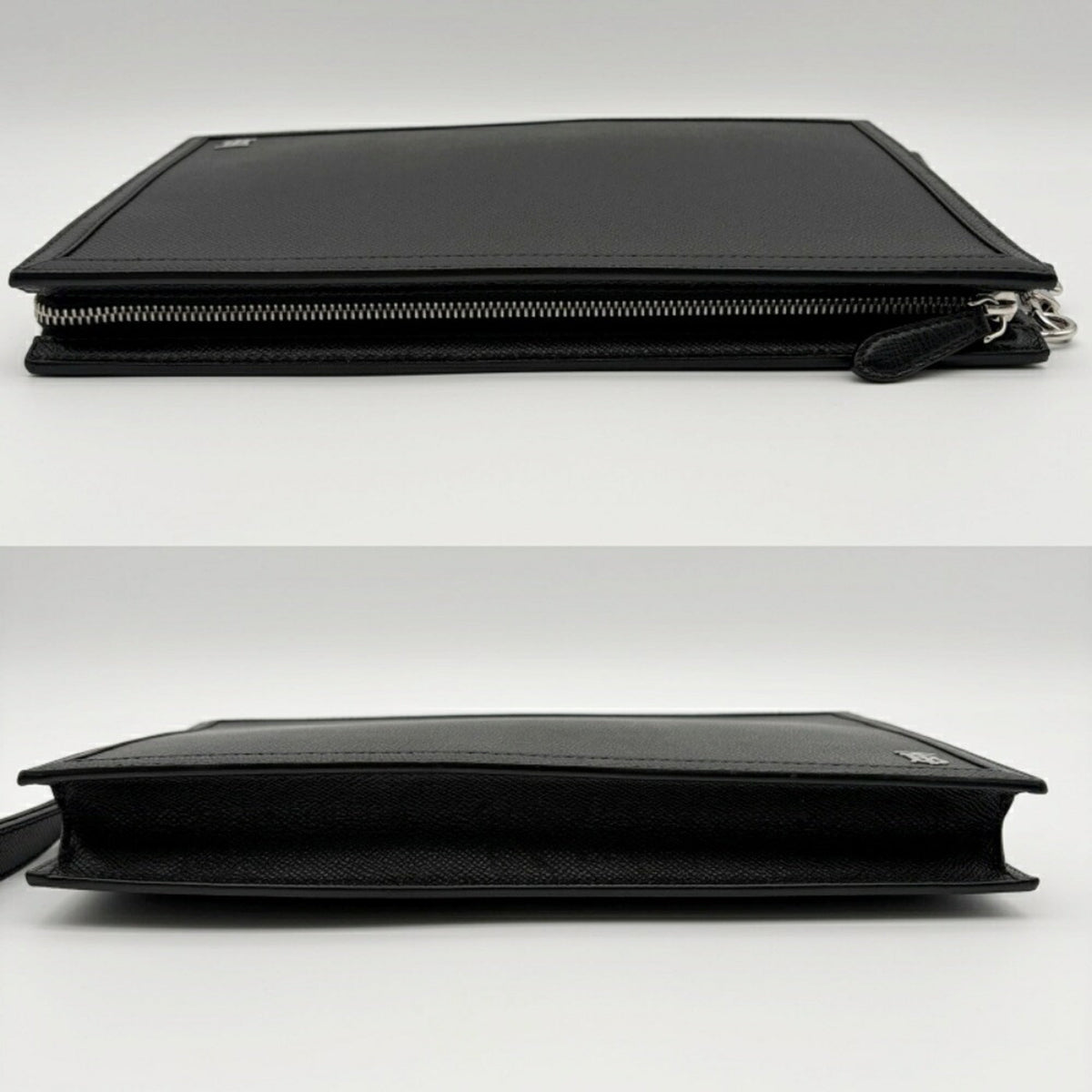 Burberry Leather Clutch Bag (Pre-Owned)