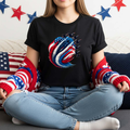 Fighter Fourth of July T-shirt, American Independence Day T-shirt