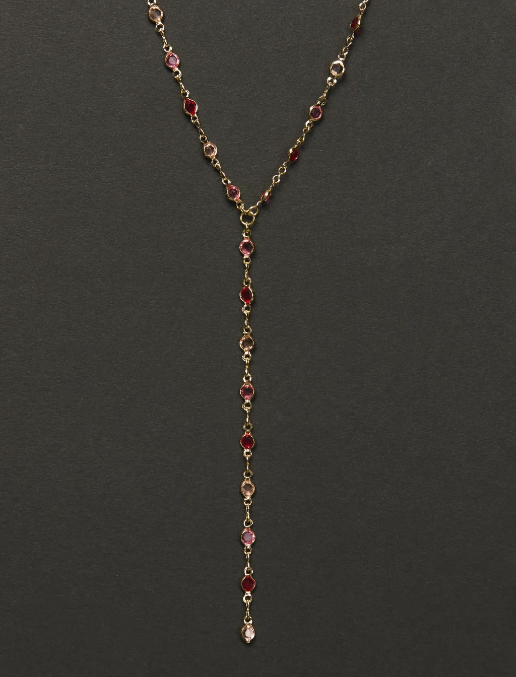 Lucky Brand Stone Lariat Necklace