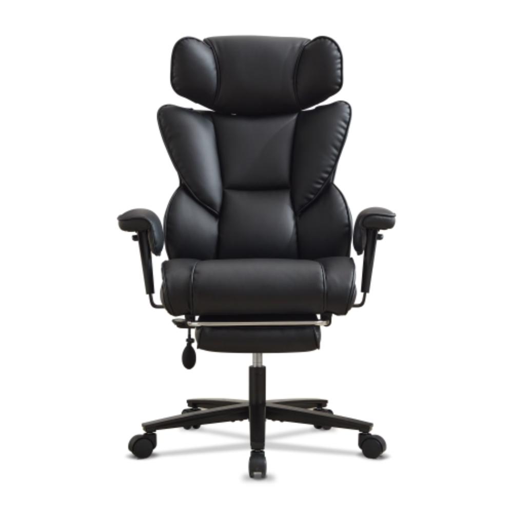 High-Back Office Chair with Adjustable Headrest