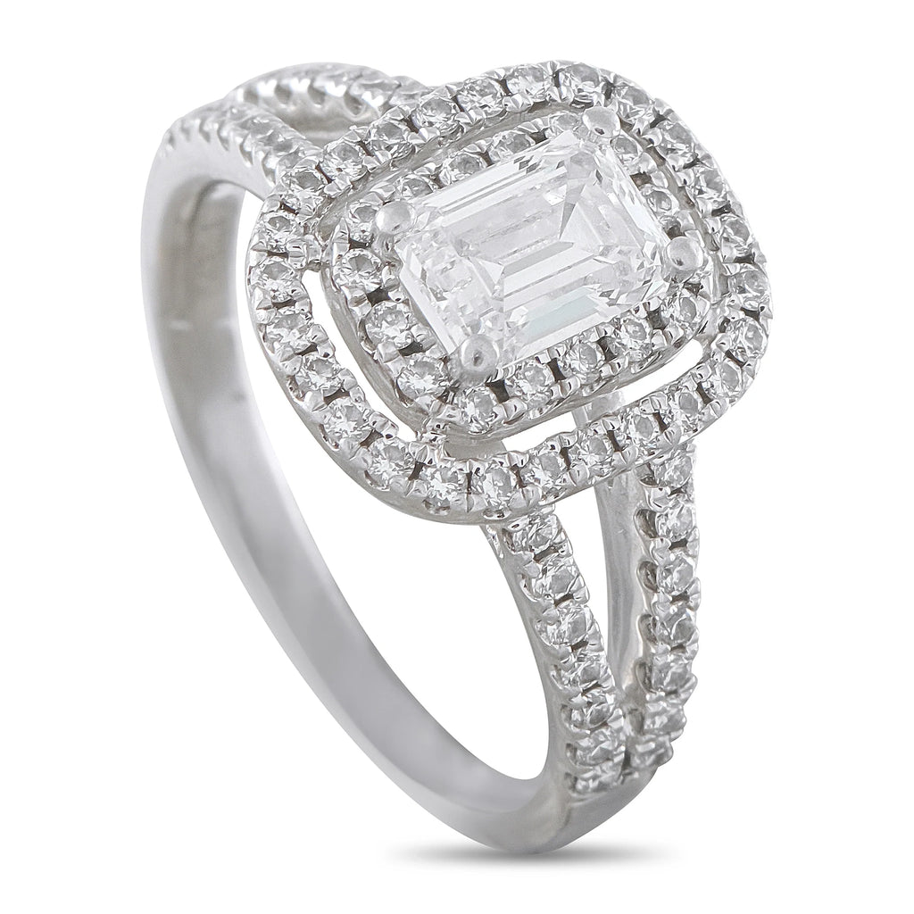 LB Exclusive Platinum 0.85ct Diamond Ring MF17-081226