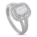 LB Exclusive Platinum 0.85ct Diamond Ring MF17-081226
