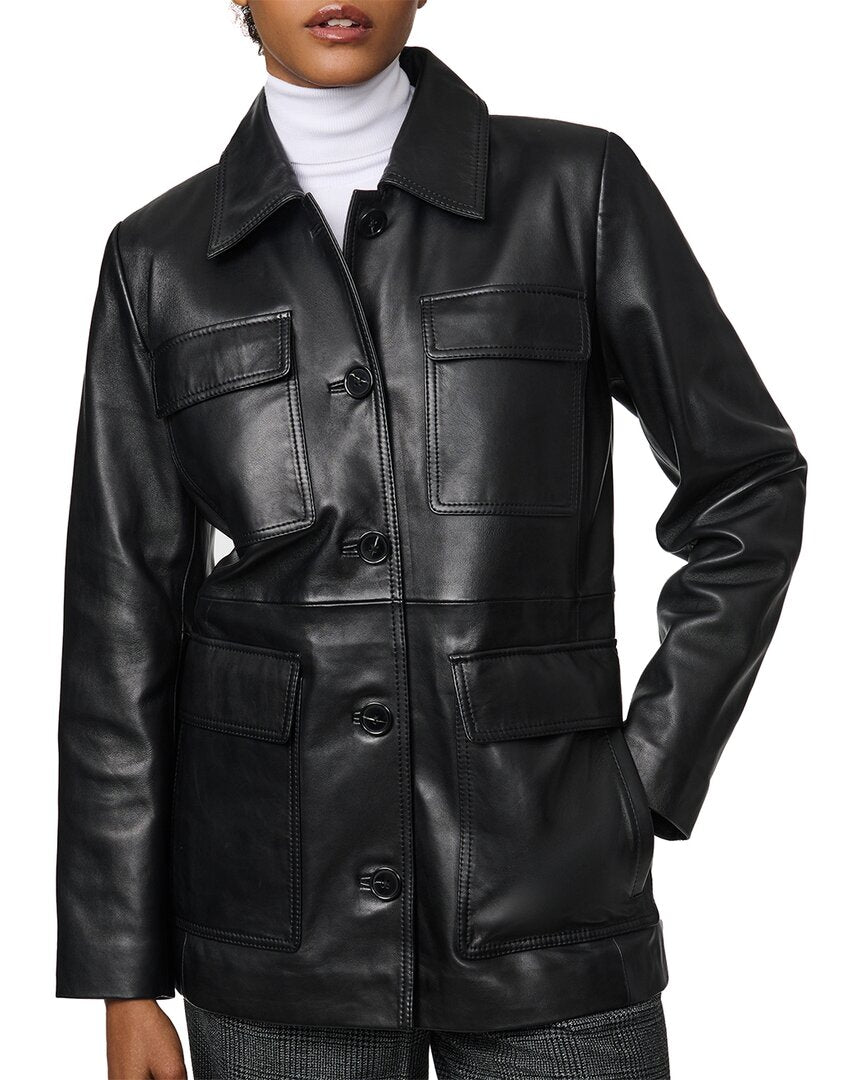 Bernardo Medium Leather Jacket