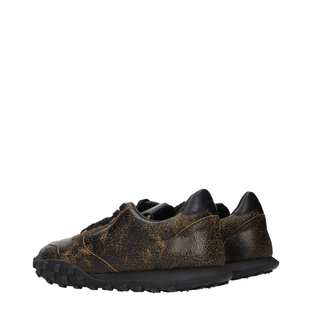 Jil Sander Leather Men's Sneakers