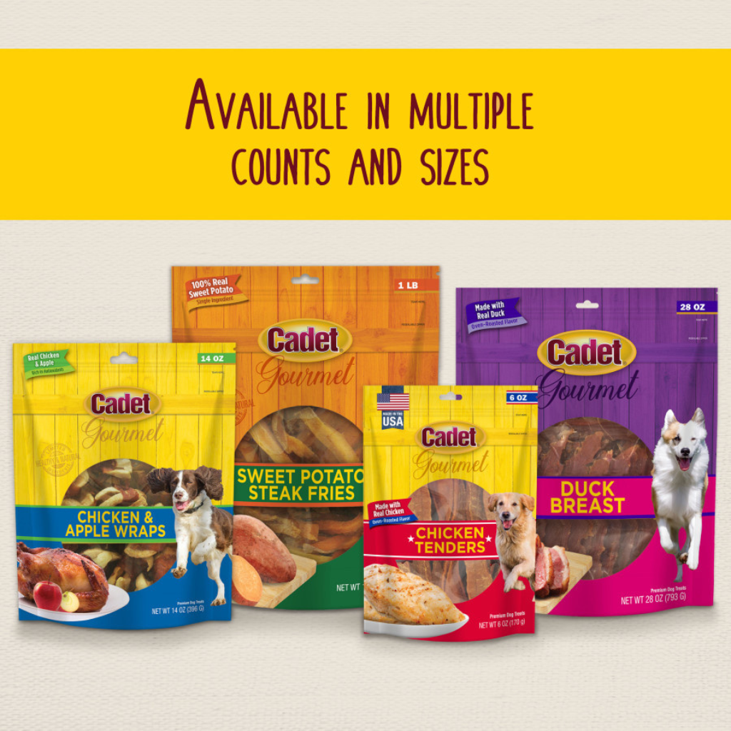 Cadet Gourmet Beef Hide Shish Kabob Dog Treats