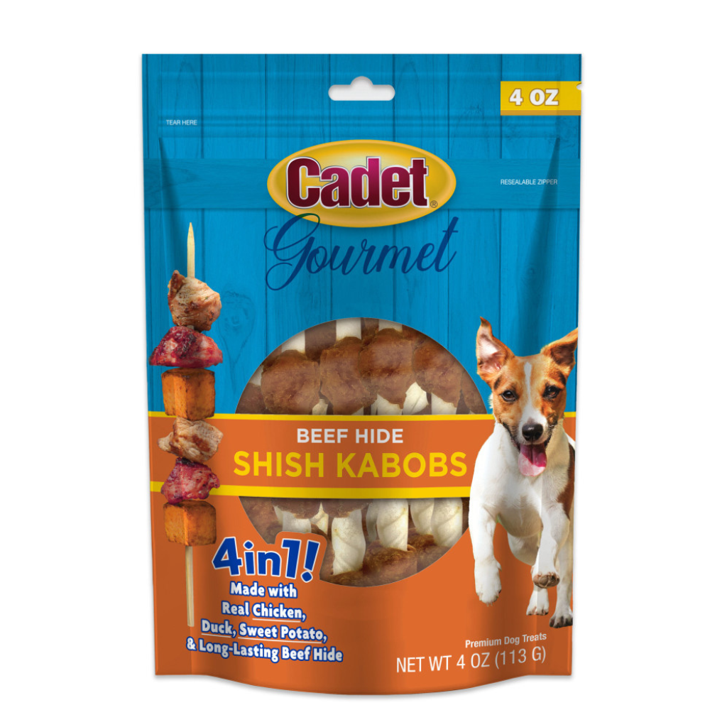 Cadet Gourmet Beef Hide Shish Kabob Dog Treats