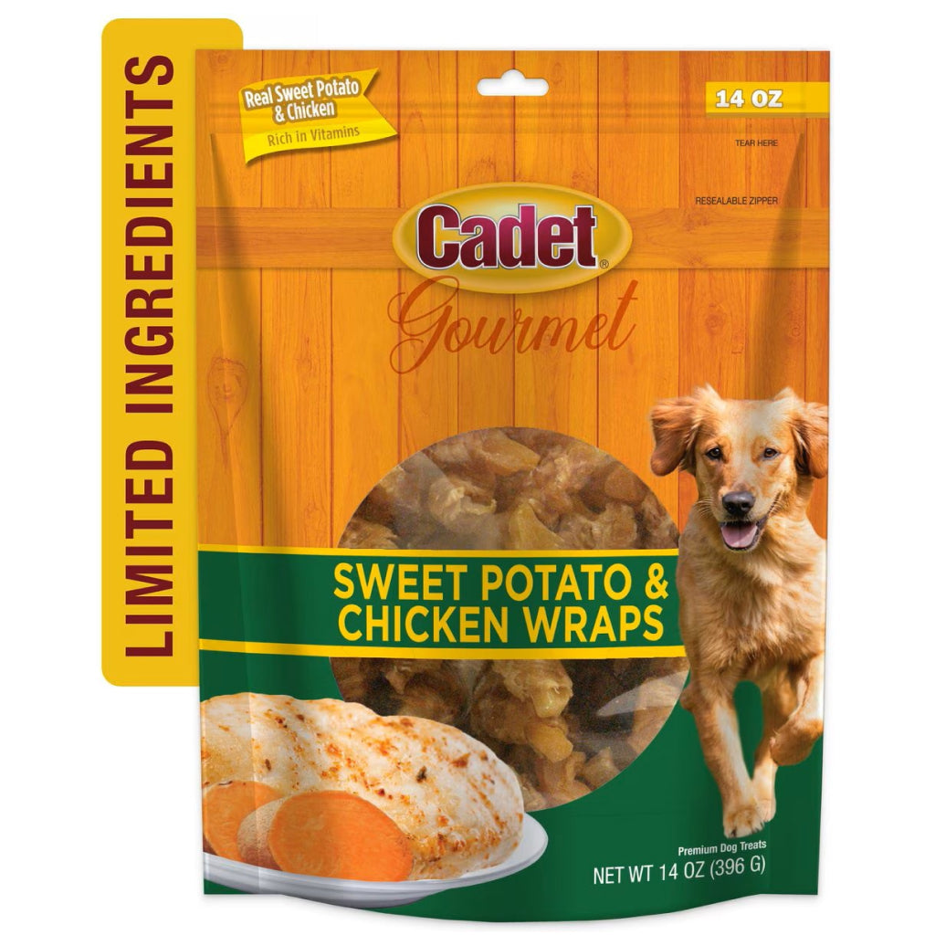 Cadet Gourmet Chicken-Wrapped Sweet Potato Treats for Dogs (14 oz)