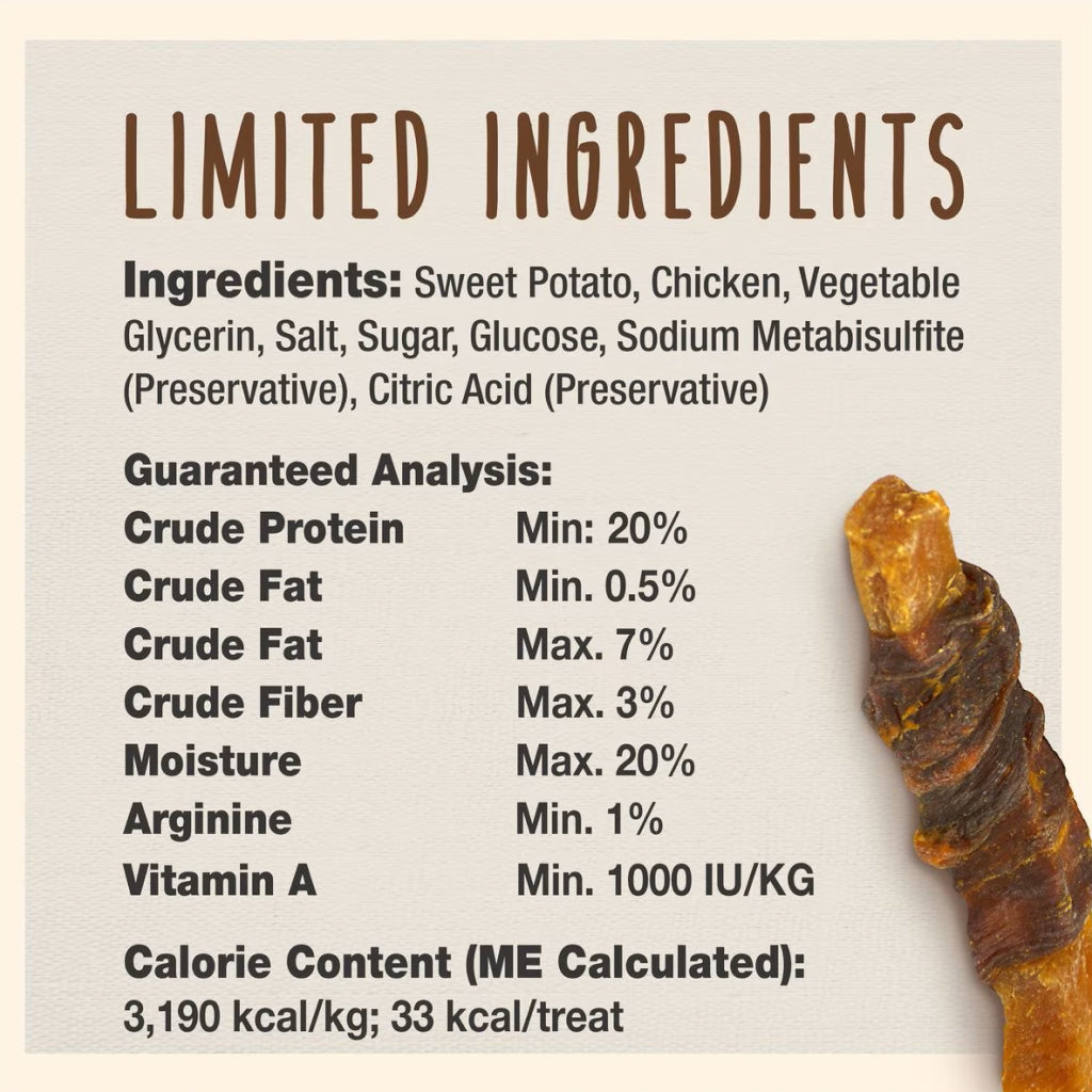 Cadet Gourmet Chicken-Wrapped Sweet Potato Treats for Dogs (14 oz)