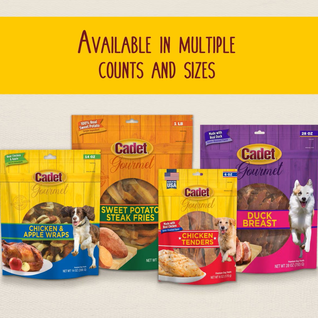 Cadet Gourmet Chicken-Wrapped Sweet Potato Treats for Dogs (14 oz)
