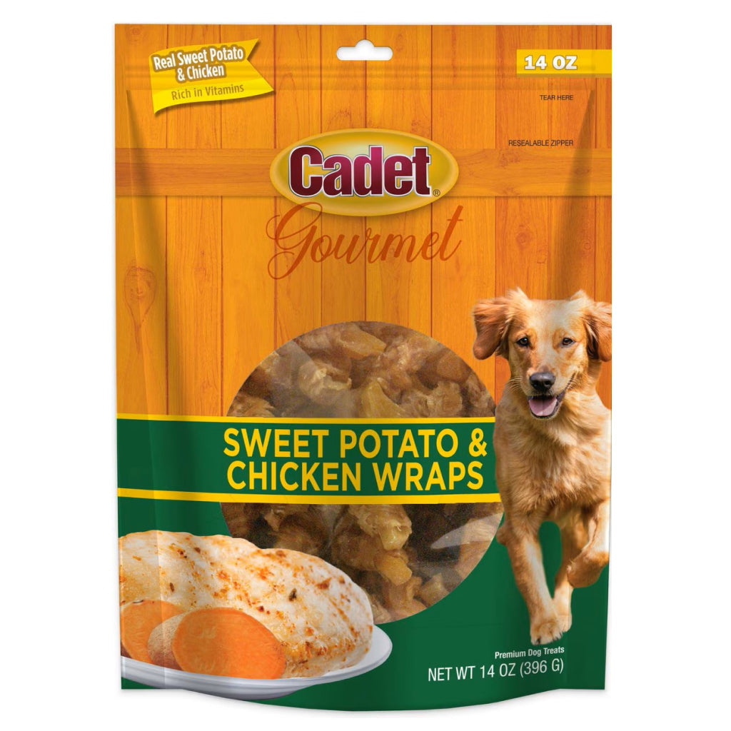 Cadet Gourmet Chicken-Wrapped Sweet Potato Treats for Dogs (14 oz)