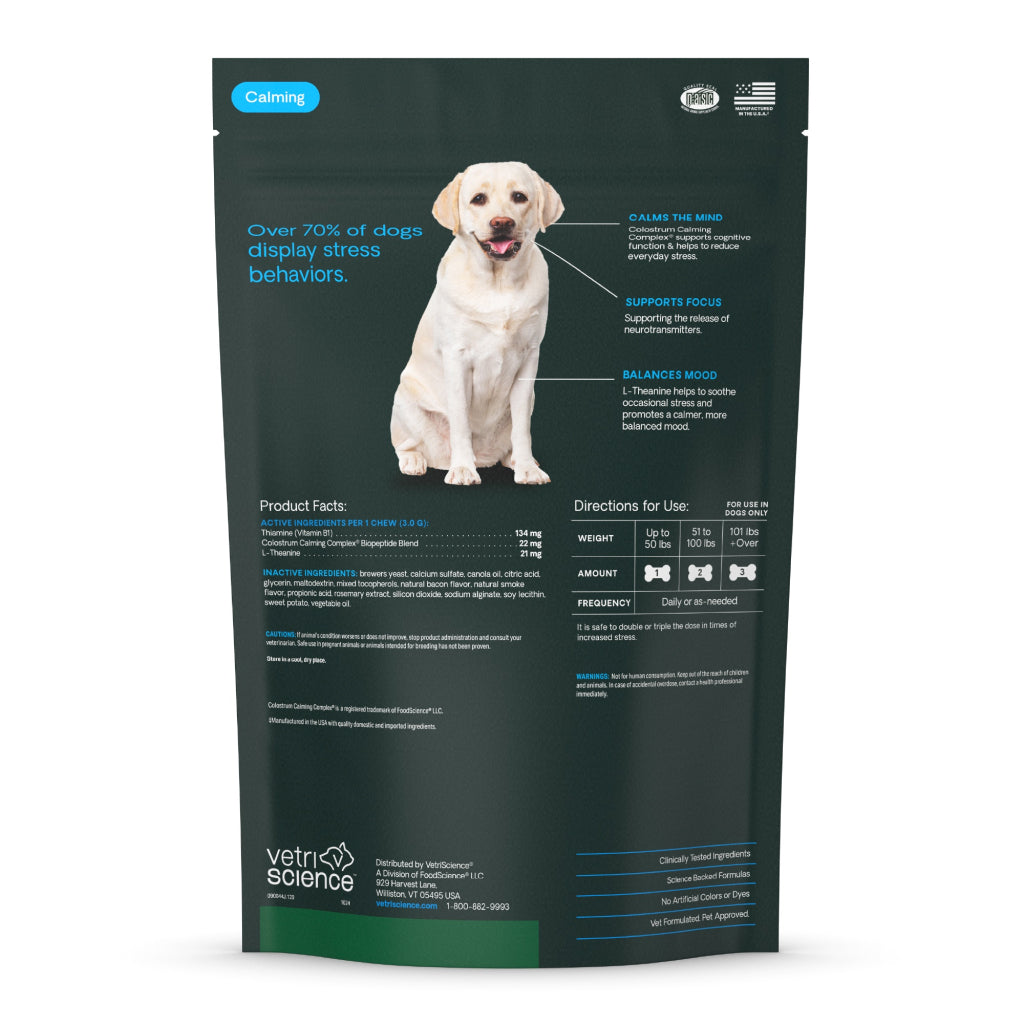 Calm & Confident Chews Bacon Flavor for Dogs