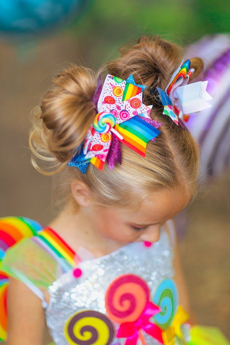Candyland Hair Bow