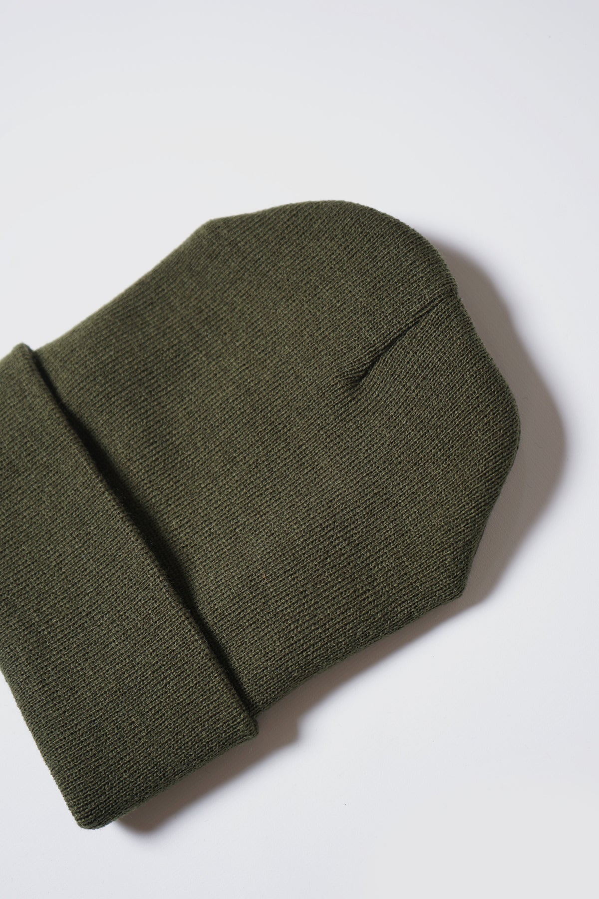 Acrylic Watch Cap Olive