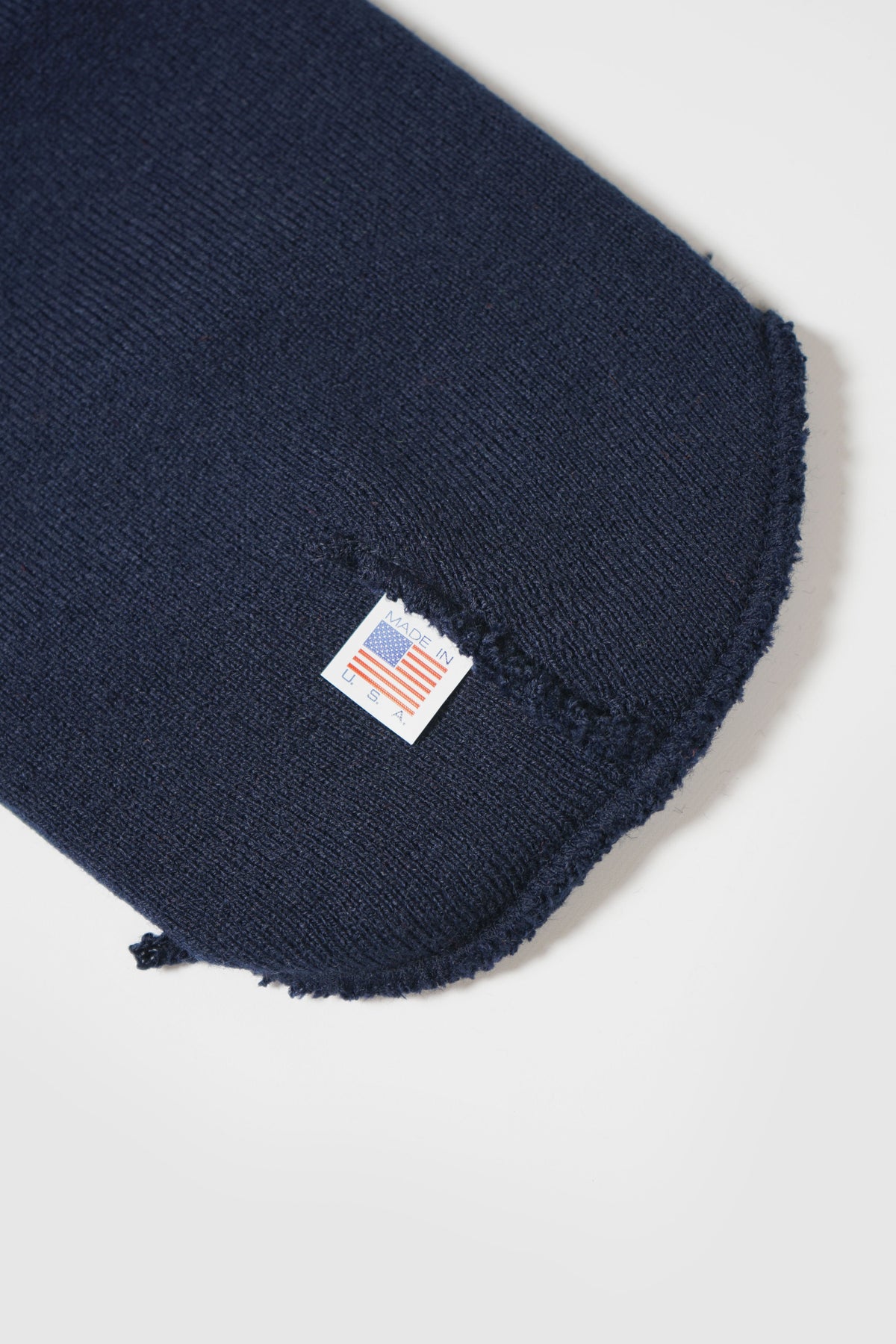 Acrylic Watch Cap Navy Blue