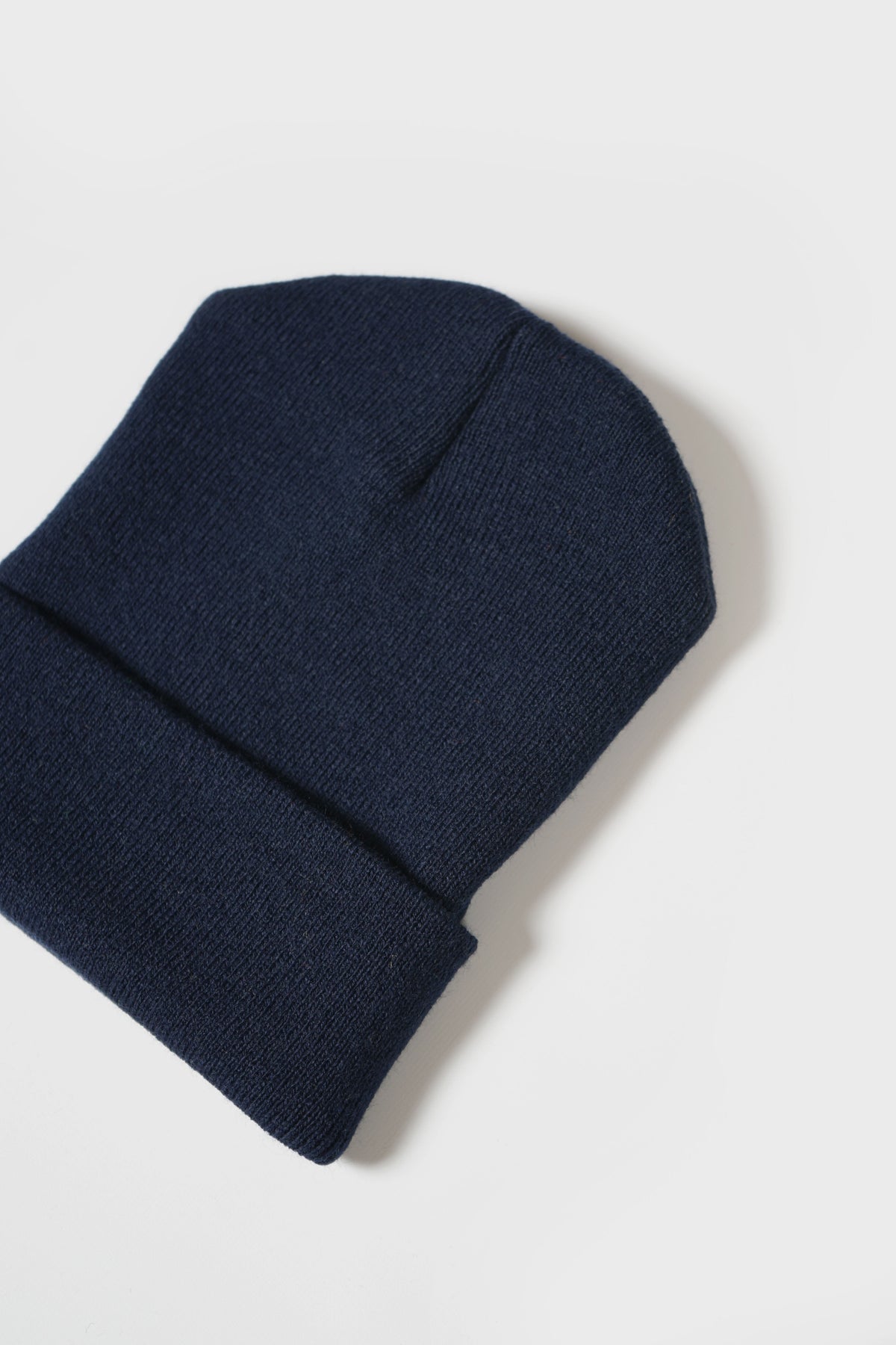 Acrylic Watch Cap Navy Blue