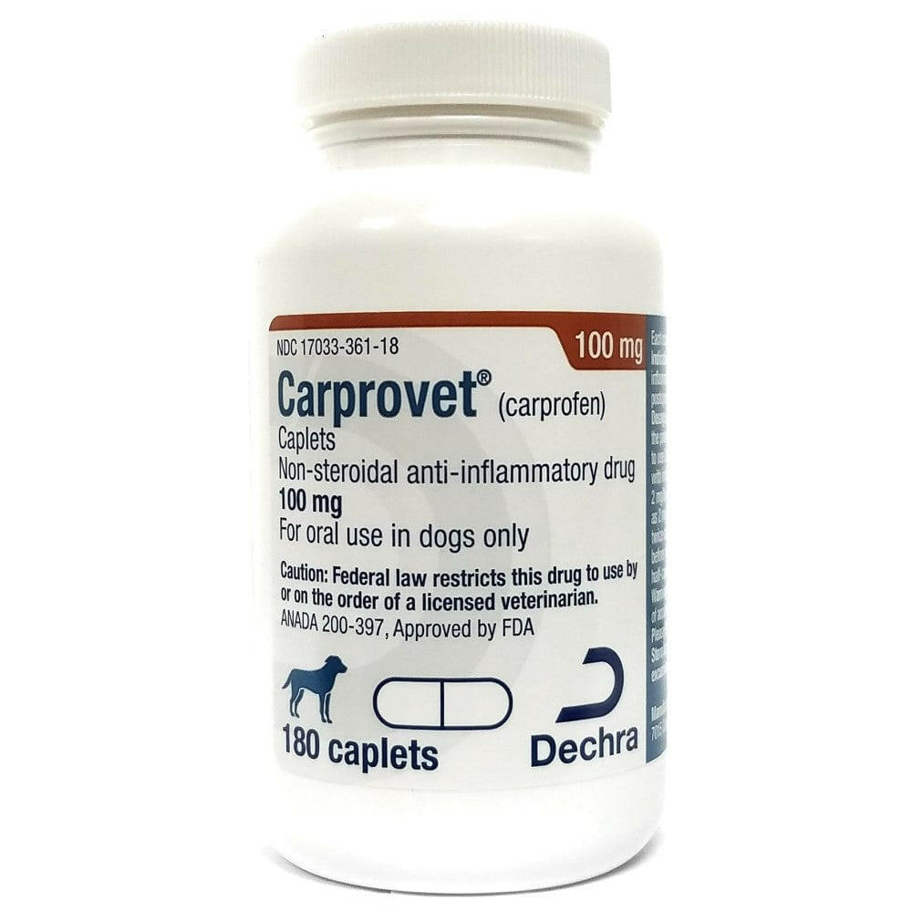 Carprovet (Carprofen) Caplets for Dogs, 100mg
