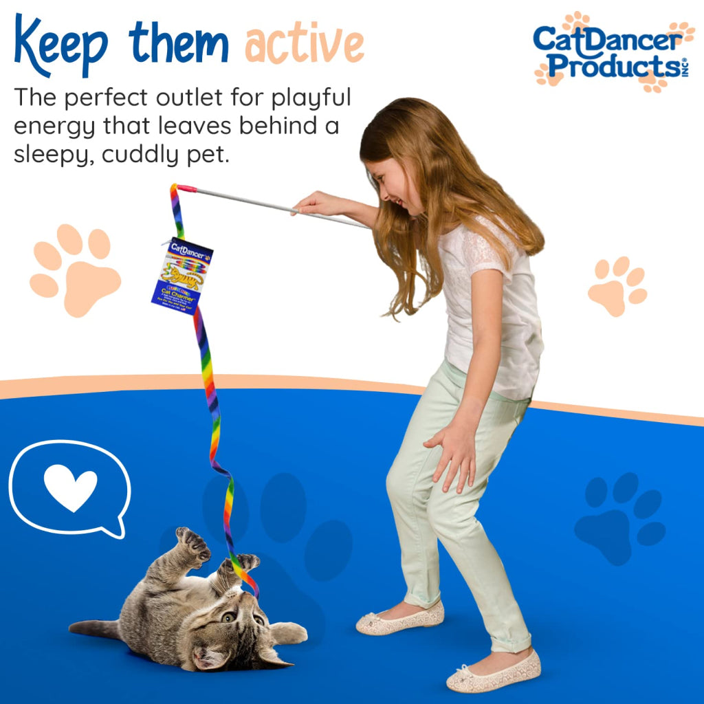 Cat Dancer Rainbow Charmer Toy For Cats