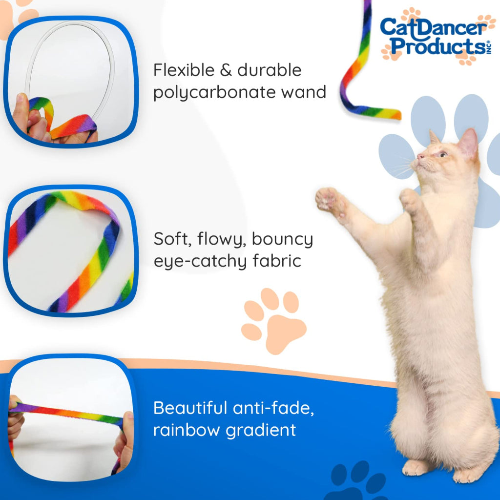 Cat Dancer Rainbow Charmer Toy For Cats