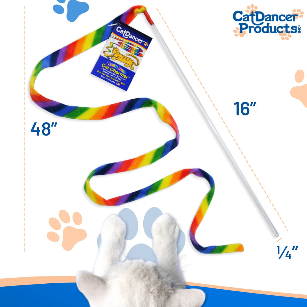 Cat Dancer Rainbow Charmer Toy For Cats