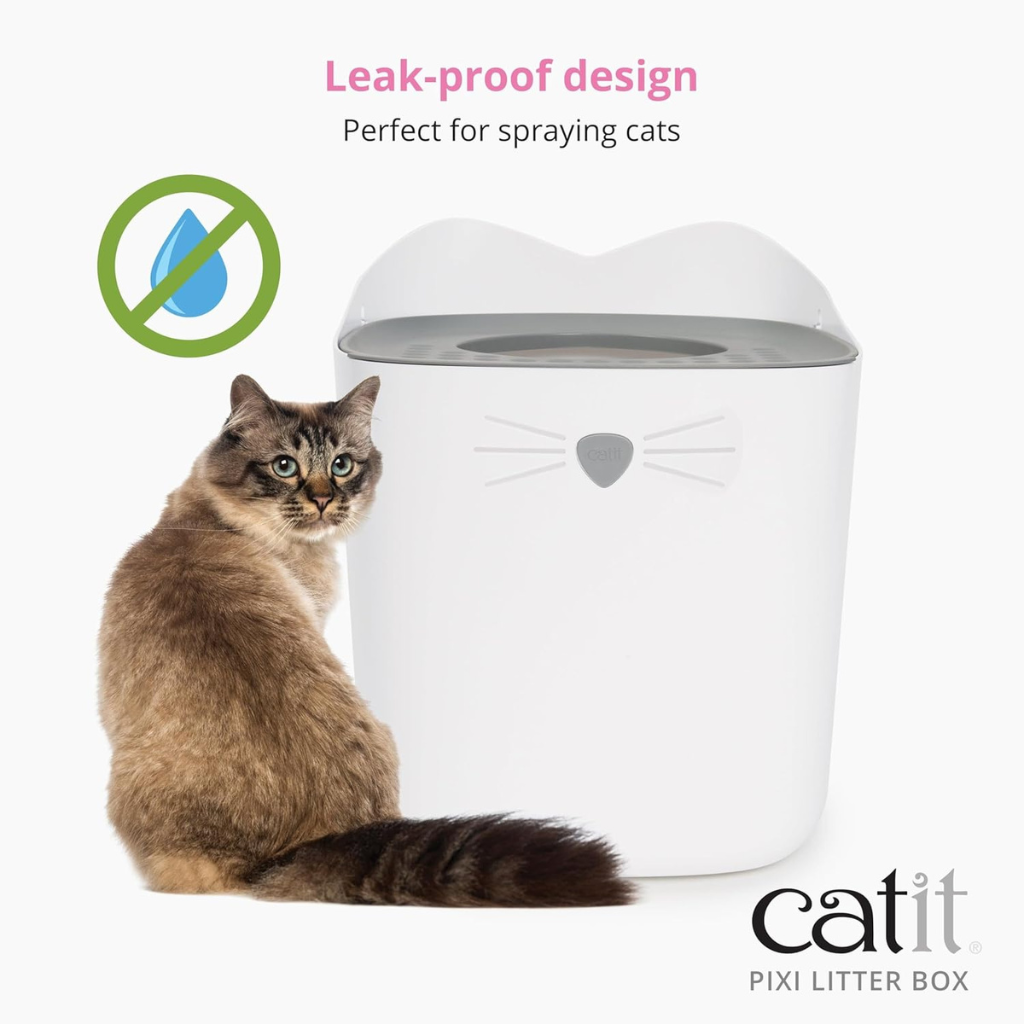 Catit PIXI Top-Entry Cat Litter Box (Gray)